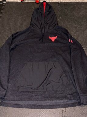 Large - Men - Under Armour Project Rock Terry Hoodie (NWOT)